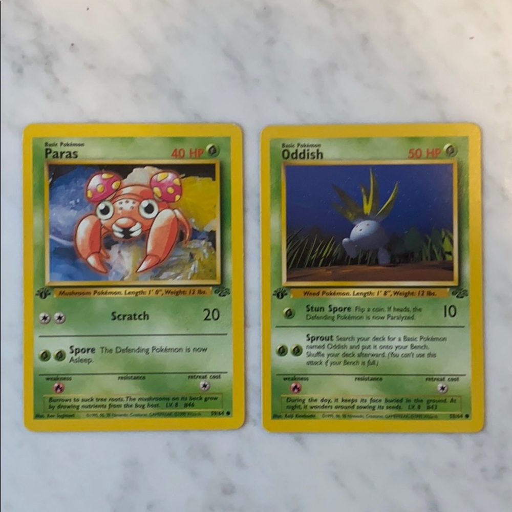 First Edition Jungle Set Pokémon Cards